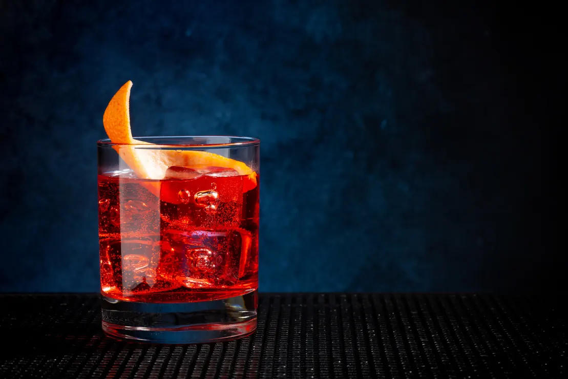 Negroni servido pela Uai Drinks