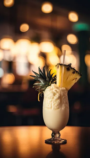 Piña Colada servido pela Uai Drinks